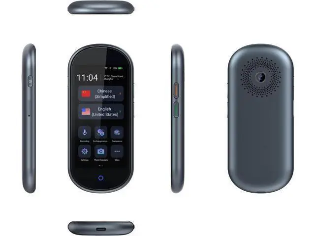 Alt view image 5 of 5 - Portable Offline Instant Voice Smart Electronic Pocket Translation Device Real Time Translation 108 Languages Photo IPS