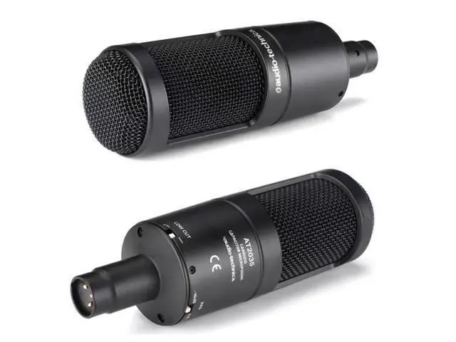 Alt view image 4 of 5 - AT2035 Bluetooth wireless earphone microphone sound card complete set of audio equipment for singing, live streaming and professional recording purposes.