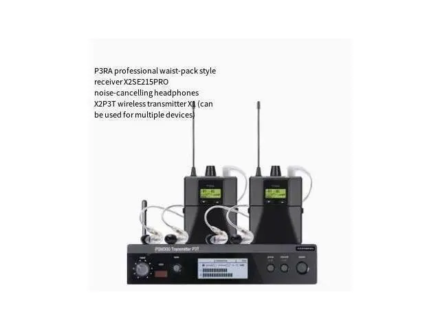 Alt view image 5 of 6 - Stereo wireless monitoring ear-return system. Wireless ear-return audio equipment for singers, actors and bands. PM300PSM60 Purse