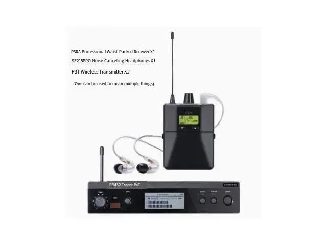 Alt view image 4 of 6 - Stereo wireless monitoring ear-return system. Wireless ear-return audio equipment for singers, actors and bands. PM300PSM60 Purse