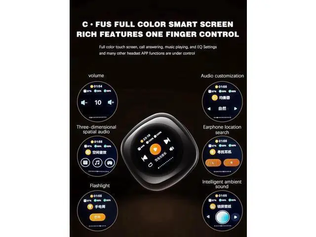 Alt view image 3 of 6 - Xmenha Open Ear Clip on Earbuds Cuff Wireless Bluetooth Out of Ear Ear Cuff Headphones Open Ear Clip on Ear Buds Earphones AIR Bone Conduction Earbuds Headphones Outer Ear not in Ear