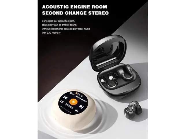 Alt view image 5 of 6 - Xmenha Open Ear Clip on Earbuds Cuff Wireless Bluetooth Out of Ear Ear Cuff Headphones Open Ear Clip on Ear Buds Earphones AIR Bone Conduction Earbuds Headphones Outer Ear not in Ear