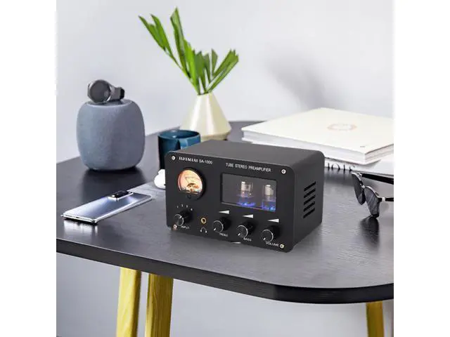 Alt view image 2 of 4 - SA-1000 Vacuum Tube Preamp HIFI Power Amplifier Audio 4-input 2-output Lossless Audio Switching Amplifier Vacuum Tube Equipment