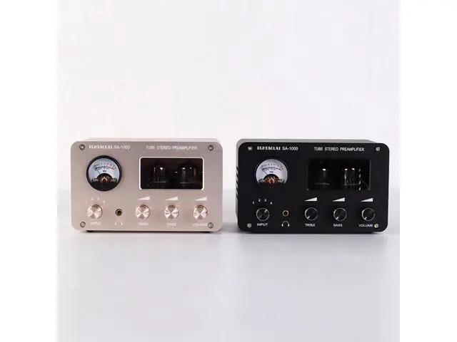 Alt view image 3 of 4 - SA-1000 Vacuum Tube Preamp HIFI Power Amplifier Audio 4-input 2-output Lossless Audio Switching Amplifier Vacuum Tube Equipment