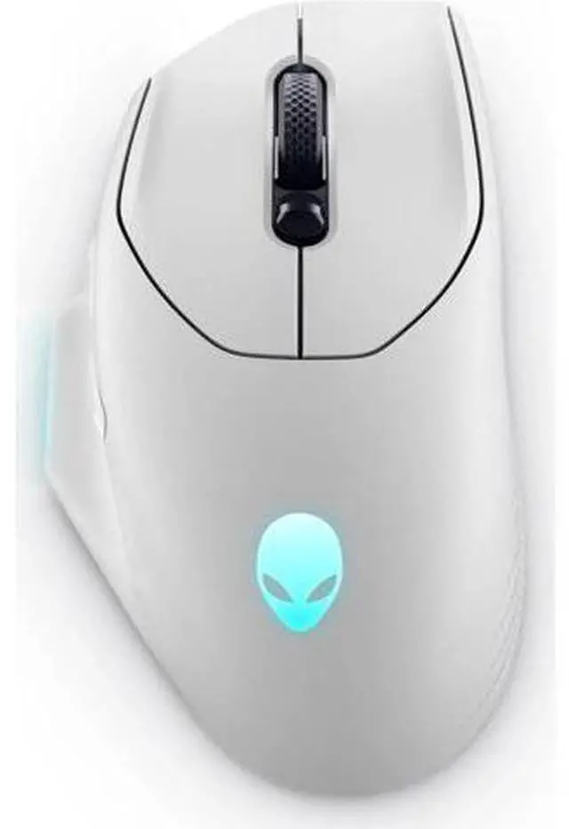 Main image of ALIENWARE WIRELESS GAMING MOUSE 26000DPI ,2.4GHz Wireless USB Wired DUAL-MODE BATTERY LIFE 140 hour NON-SLIP GRIP - AW620M Lunar Light