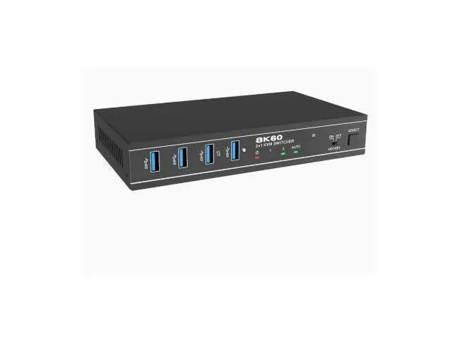 Alt view image 5 of 5 - 8K60 Dual-Input Single-Output KVM Seamless Switching Controller - Professional-level Multi-Host Shared Single Screen