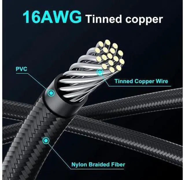 Alt view image 6 of 7 - Bangfun PCIE 5.0 16Pin GPU Power 12VHPWR Extension Cable, 16Pin(12+4) Male to 2X8Pin Female GPU Adapter Extender Cord Designed for Geforce RTX 4070 4070Ti Super 5090 5080 5070Ti-13Inch Black