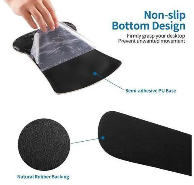 Alt view image 4 of 7 - Keyboard Wrist Rest Pad and Mouse Wrist Rest Support Mouse Pad Set,Durable & Comfortable & Lightweight for Easy Typing & Pain Relief-Ergonomic Support (Galaxy)