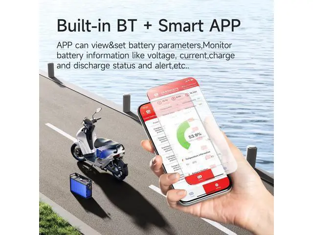 Alt view image 3 of 7 - DALY BMS 100A 4S-8S 12V-24V - Protección de Batería de Litio con Monitoreo Bluetooth Inteligente Integrado LiFePO4 Li-ion LTO para Bicicletas Eléctricas y Scooters