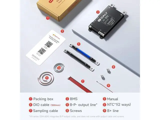 Alt view image 5 of 7 - DALY BMS 100A 4S-8S 12V-24V - Protección de Batería de Litio con Monitoreo Bluetooth Inteligente Integrado LiFePO4 Li-ion LTO para Bicicletas Eléctricas y Scooters