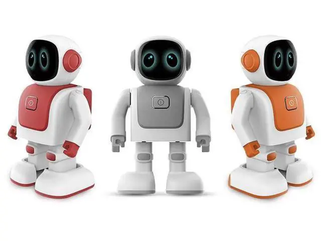 Alt view image 4 of 6 - Smart AI bluetooth Interaction Robot Toy Creative Gift Dancing Robot Speaker Smart Speaker Programming Robot