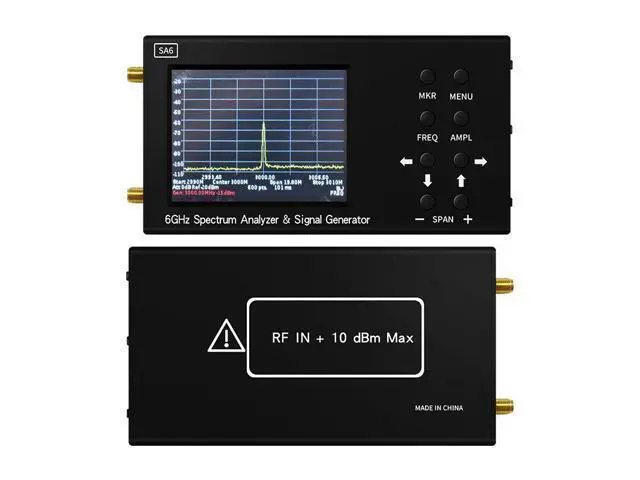Alt view image 2 of 4 - SA6 6G Portable Spectrum Analyzer - Wi-Fi CDMA Laboratory 35-6200 MHz Signal Tester Standard configuration of the SA6 spectrum analyzer