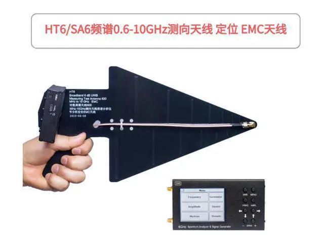 Alt view image 3 of 4 - SA6 6G Portable Spectrum Analyzer - Wi-Fi CDMA Laboratory 35-6200 MHz Signal Tester Standard configuration of the SA6 spectrum analyzer