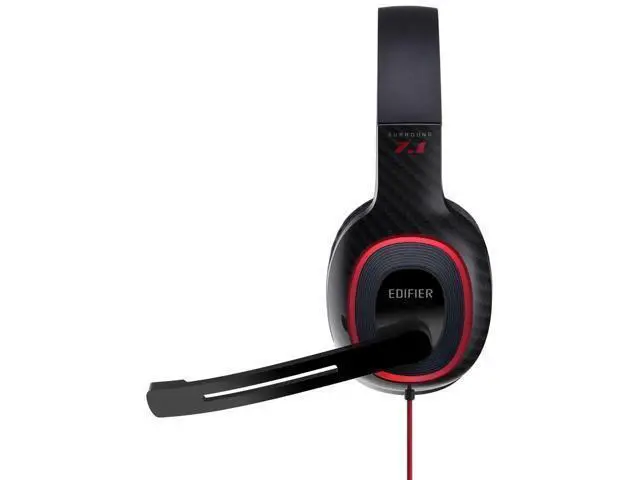 Alt view image 5 of 6 - Edifier G20 Professional Gaming Headset with Boom Microphone Virtual Surround Sound Inline Mute and Volume Controls USB for Laptops and Gaming Computers PCs