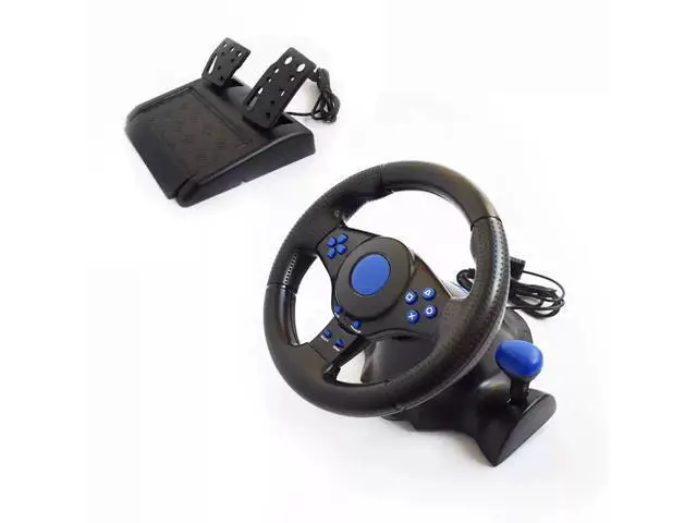 Alt view image 4 of 7 - Racing Simulator Steering Wheel Vibration Controller Game Ra