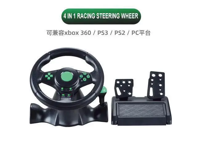 Alt view image 7 of 7 - Racing Simulator Steering Wheel Vibration Controller Game Ra