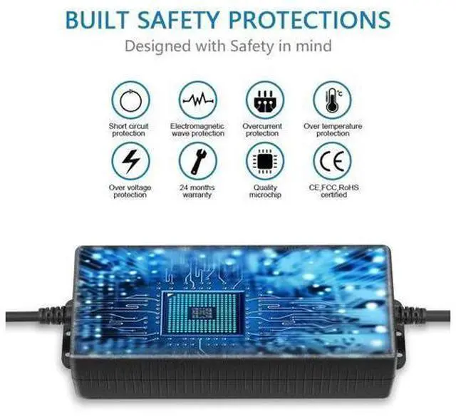 Alt view image 5 of 7 - Universal Power Supply DC 24V 12V 5V 6V 9V 14V 19V Adjustable AC/DC Adapter 100V~240V AC to DC Variable Power Converter Multi-Voltage 3.5V ~ 24V 6A 144W Power Adapter 14 Tips LCD Display