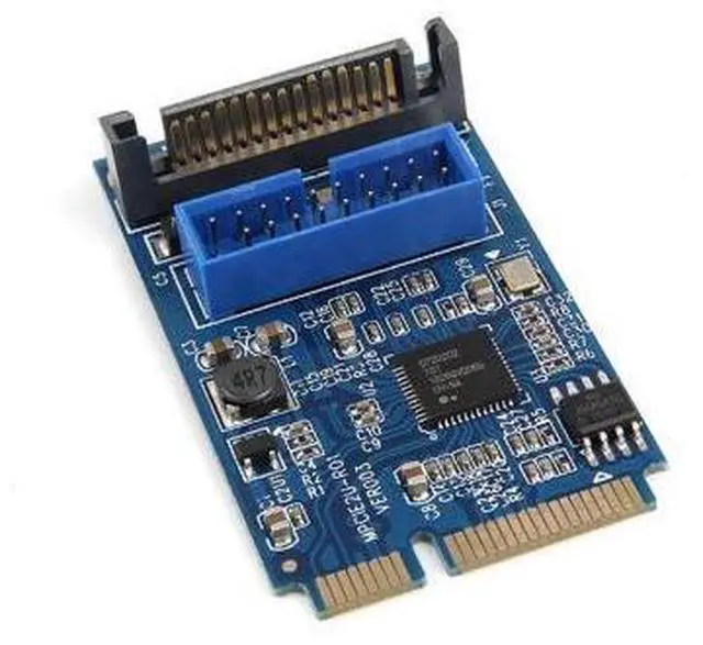 Main image of MINI PCI-E to USB3.0 Adapter Card Mini PCIE to 20Pin/19Pin Expansion Card