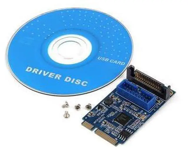 Alt view image 6 of 6 - MINI PCI-E to USB3.0 Adapter Card Mini PCIE to 20Pin/19Pin Expansion Card