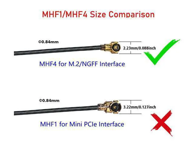 Alt view image 3 of 6 - WiFi 6E Antenna Tri-Band 6GHz 5GHz 2.4GHz RP-SMA Male + 10in U.FL MHF4 to RP SMA Female Extension Cable + Computer Back Slot Cover Bracket