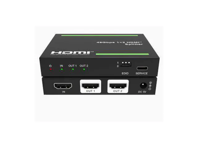 Main image of Professional audio and video converter, distributor, network extensioner, digital operating room expert, 1x2 8K60 HDMI distributor, automatic video scaling