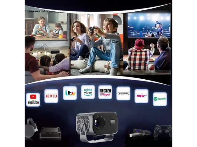 Alt view image 4 of 4 - A10 projector with high definition quality