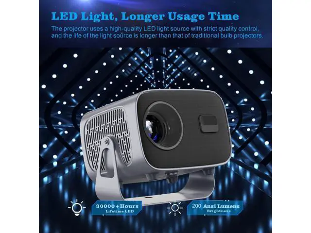 Alt view image 3 of 4 - A10 projector with high definition quality