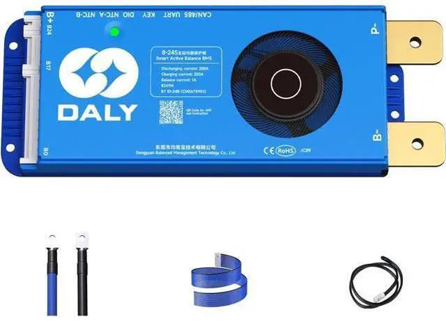 Main image of DALY 150A 8S-24S 24V-84V Smart Active Balance BMS Bluetooth incorporado con RS485 CAN placa de protección de batería PCB para batería Li-ion LifePO4 LTO