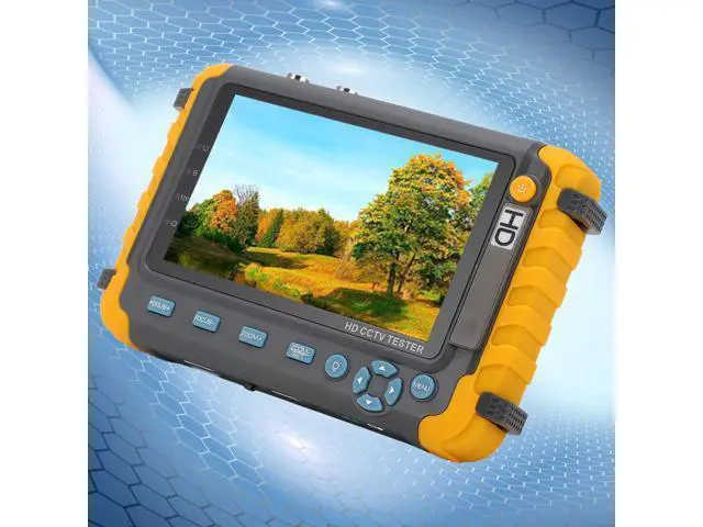 Alt view image 3 of 5 - 5 Inch CCTV Tester, 8MP VGA Input Analog Video Monitor AHD TVI CVI Camera Tester with UTP Cable Test Professional Network Cable Tester Ethernet Wire Tracer for Home Industrial