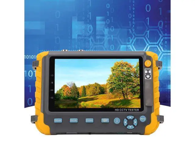 Alt view image 2 of 5 - 5 Inch CCTV Tester, 8MP VGA Input Analog Video Monitor AHD TVI CVI Camera Tester with UTP Cable Test Professional Network Cable Tester Ethernet Wire Tracer for Home Industrial