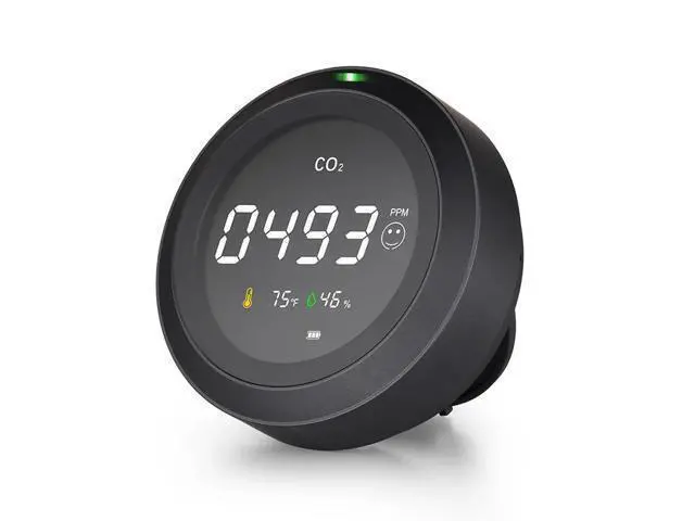 Alt view image 2 of 6 - First picture~CO2 Detector Meter Air Analyzer Gas Detector Carbon Dioxide Sensor Co2 Monitor 5000ppm Temperature Humidity()