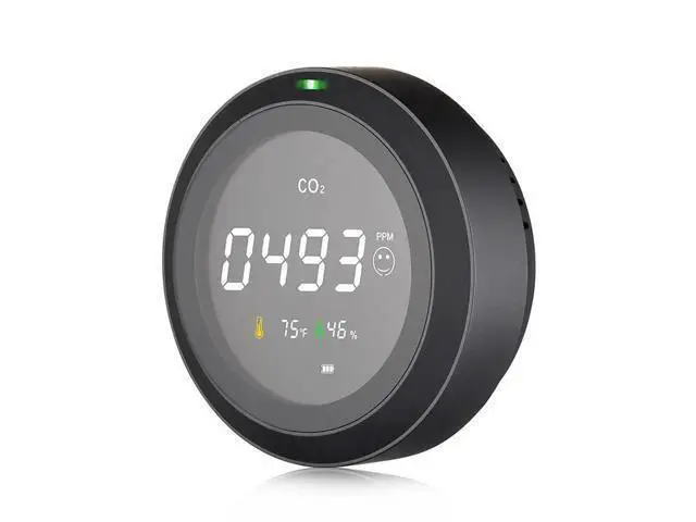 Alt view image 3 of 6 - First picture~CO2 Detector Meter Air Analyzer Gas Detector Carbon Dioxide Sensor Co2 Monitor 5000ppm Temperature Humidity()
