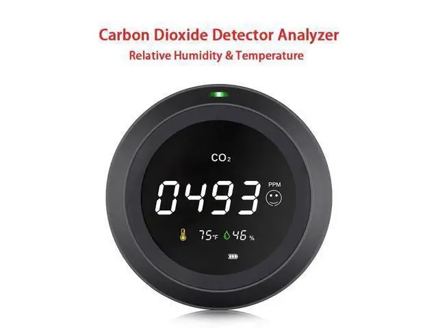 Alt view image 4 of 6 - First picture~CO2 Detector Meter Air Analyzer Gas Detector Carbon Dioxide Sensor Co2 Monitor 5000ppm Temperature Humidity()