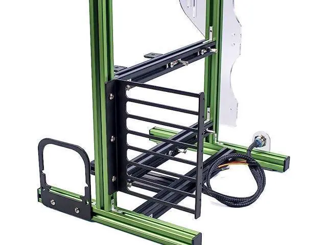 Alt view image 5 of 6 - DIY Computer Motherboard Case Rack, Motherboard Chassis Set, Creative Personality ATX/M-ATX/ITX Open Air Frame Chassis Bracket, Vertical Overclocking Open Aluminum Frame Chassis Rack,Water-Cooled