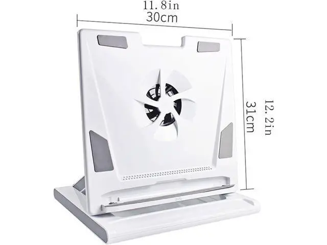 Alt view image 2 of 7 - Gadpiparty Projector Mount Stand Desktop Projector Stand Home Cooling Projector Shelf Punch-Free Folding Projector Rack Portable Adjustable Projector Stands Projector Stand
