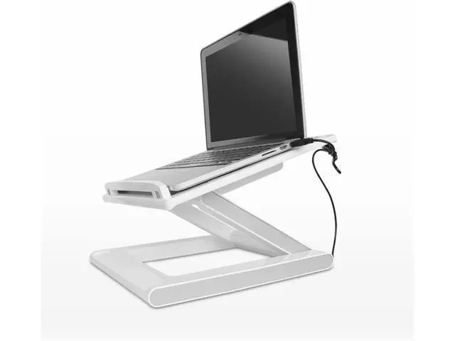 Alt view image 6 of 7 - Gadpiparty Projector Mount Stand Desktop Projector Stand Home Cooling Projector Shelf Punch-Free Folding Projector Rack Portable Adjustable Projector Stands Projector Stand