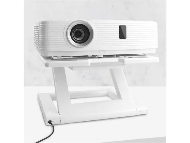 Alt view image 4 of 7 - Gadpiparty Projector Mount Stand Desktop Projector Stand Home Cooling Projector Shelf Punch-Free Folding Projector Rack Portable Adjustable Projector Stands Projector Stand