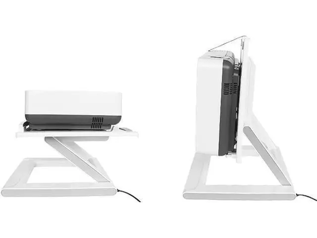Alt view image 3 of 7 - Gadpiparty Projector Mount Stand Desktop Projector Stand Home Cooling Projector Shelf Punch-Free Folding Projector Rack Portable Adjustable Projector Stands Projector Stand