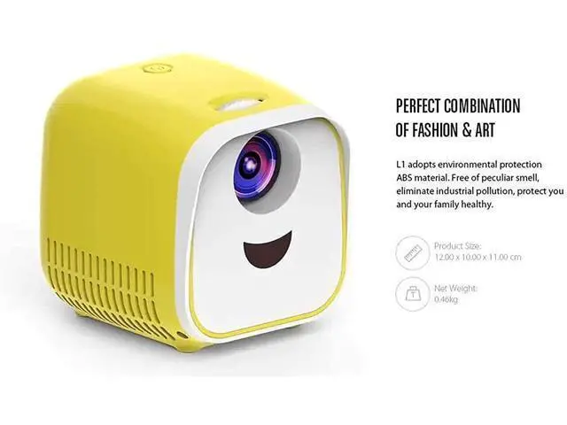 Alt view image 7 of 7 - LJJSMG Projectors Movie Projector Portable Projector Children's Mini Home Projector,Entertainment Toy Projector,Portable Projector,Indoor Projector,Best Gift for Children