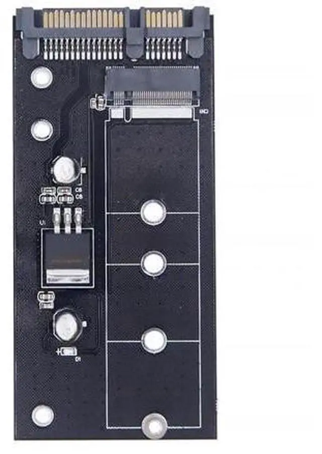 Main image of FOR M2 SATA Adapter M2 to SATA Adapter M.2 to SATA Converter 2.5" SATA3.0 6Gbps Riser Board B Key Support 2230 2242 2260 2280 M2 SSD