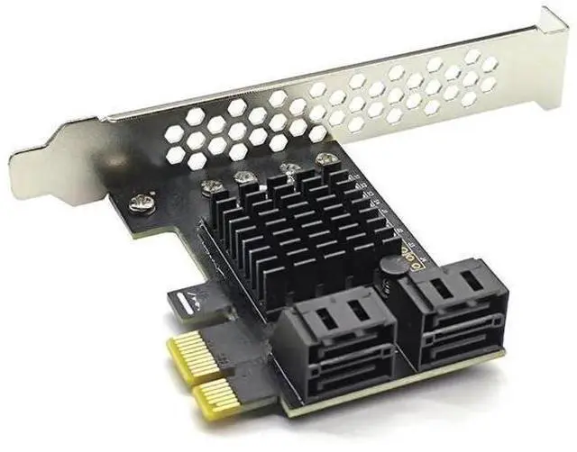 Main image of FOR SATA PCI e Adapter 4 Port SATA 3.0 to PCIe x1 GEN3 Expansion Adapter Card SATA 3 III PCI-e PCI Express Converter ASMedia ASM1064