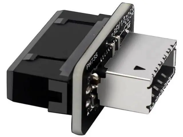 Main image of USB 3.2 Gen 1 to USB 3.2 Gen 2 Header Adapter, USB 3.1 Type-E Key-A to USB 3.0 20 Pin Header Converter for Type C Motherboard (Vertical Type)