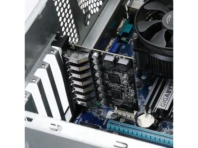 Alt view image 3 of 7 - PCIe to USB 3.0 7X USB-APorts Expansion Card,PCI Express Internal USB 3 Hub Converter for Desktop PCS Riser Card