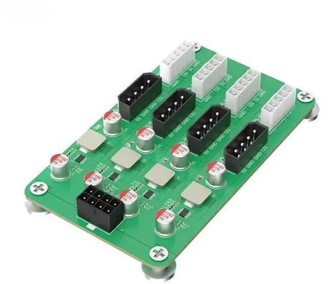 Main image of FOR ATX 6/8Pin 12V to 5/12V 4x 4PIN + 4x 5PIN Power Supply Breakout Board Module Adapter Connector for ATX PSU 2.5/3.5" SATA HDD