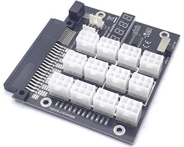 Main image of Breakout Board for Dell PSU Server 750W 1100W 2000W Power Converter Board GPU Server Power Supply Board for Bitcoin Miner Mining