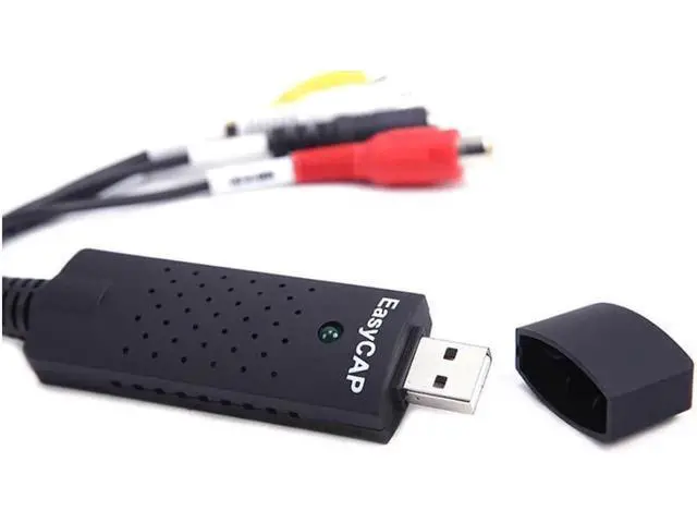 Alt view image 7 of 7 - USB 2.0 Video Capture Adapter Easycap AV TV DVD DVR Capture Card Stereo Audio