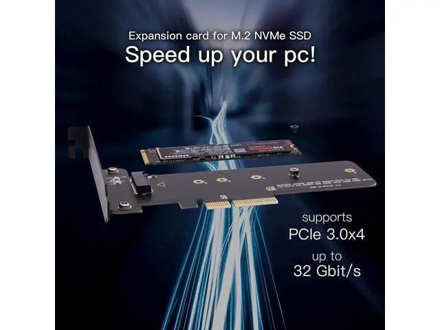 Alt view image 5 of 6 - PCI Express M.2 SSD NGFF PCIe Card to PCIe 4.0 x4 M2 Adapter (Support M.2 PCIe 22110,2280, 2260, 2242)