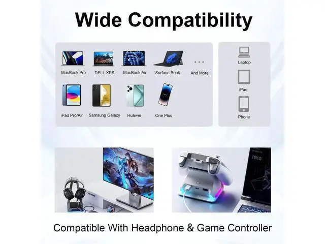 Alt view image 5 of 6 - 80Gbps USB C Extension Adapter, 240W USB C Male to Female Adapter with Digital Display Type C Extender 8K@60Hz Thunderbolt 5 Connector for iPhone, MacBook, Headphone, OTG, Gamer, 2 Style