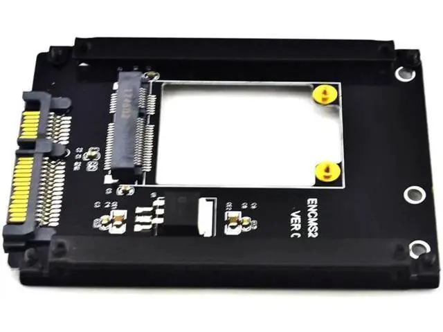 Alt view image 4 of 6 - mSATA to SATA Adapter Mini PCIe mSATA SSD to 2.5" SATA3 Drive Converter Card Adaptor Support Full High mSATA SSD for Computer PC