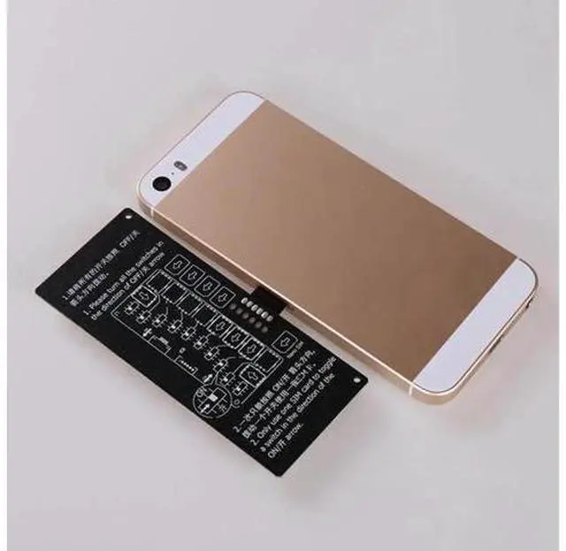 Alt view image 2 of 5 - 10-Slot SIM Card Adapter Multi-SIM Card Reader Mini SIM Nano with Independent Control Switch for iPhone5/6/7/8/X